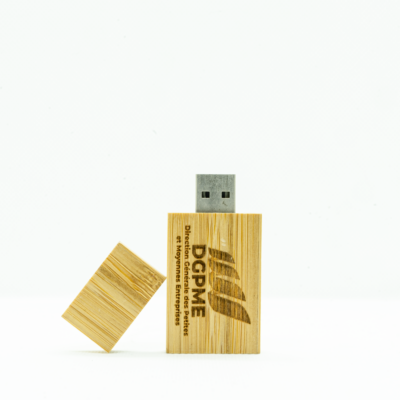 Clé USB en bois de bambou